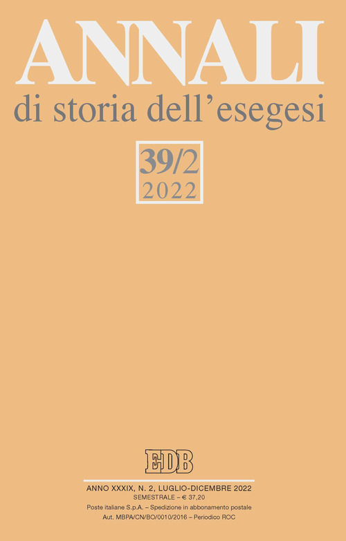 Annali di storia dell'esegesi