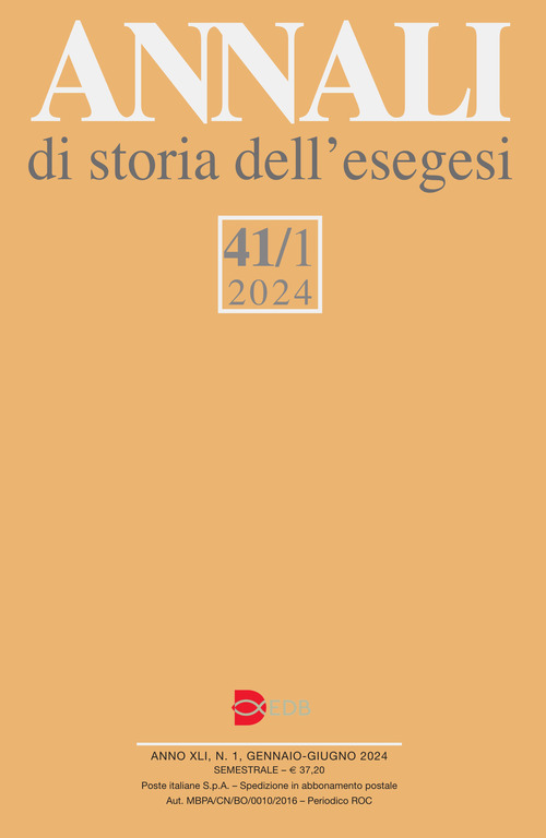 Annali di storia dell'esegesi