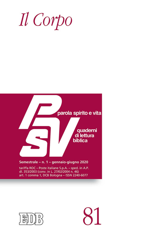 Parola spirito e vita. Quaderni di lettura biblica