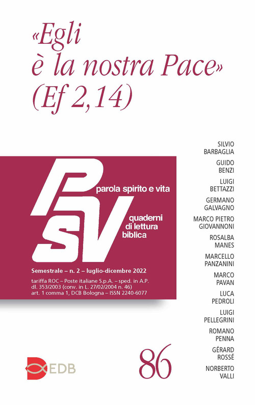 Parola spirito e vita. Quaderni di lettura biblica