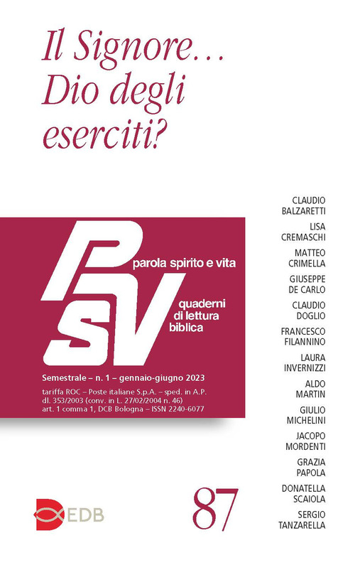 Parola spirito e vita. Quaderni di lettura biblica