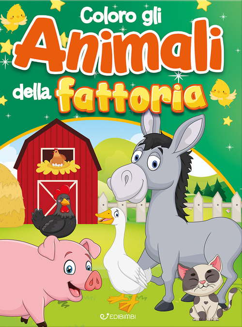 Coloro gli animali della fattoria. Coloriamo
