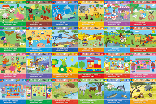 Gold-silver. Mini stickers