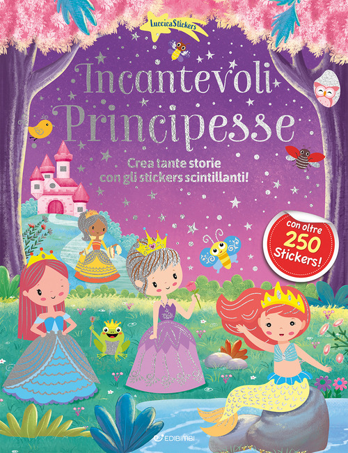Incantevoli principesse. Luccicasticker