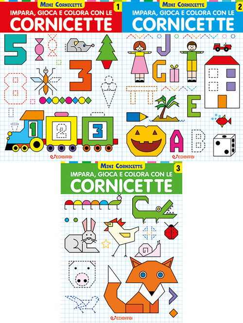 Mini cornicette. Impara, gioca e colora con le cornicette