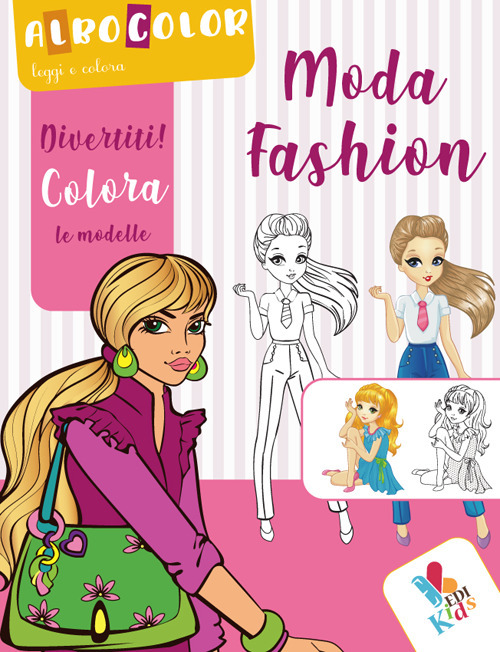Moda fashion. Albo color