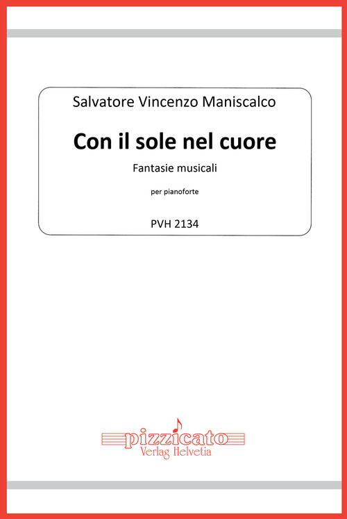 Con il sole nel cuore. Fantasie musicali per pianoforte