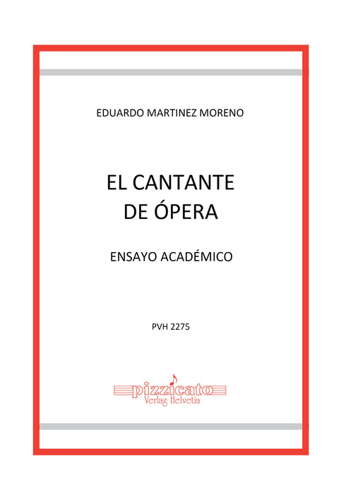 El cantante de &oacute;pera. Ensayo acad&eacute;mico