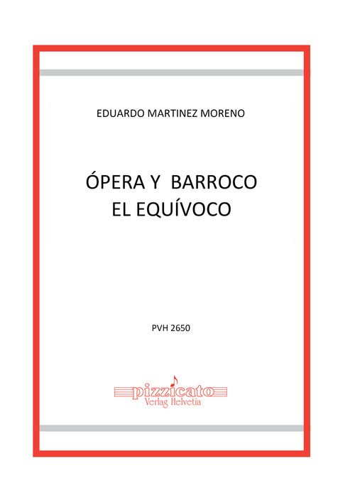 &Oacute;pera y barroco. El equ&iacute;voco