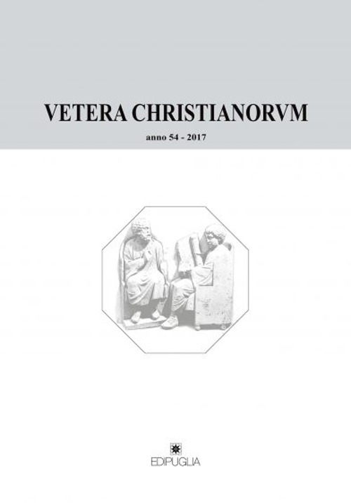 Vetera christianorum. Rivista del Dipartimento di studi classici e cristiani dell'Università degli studi di Bari