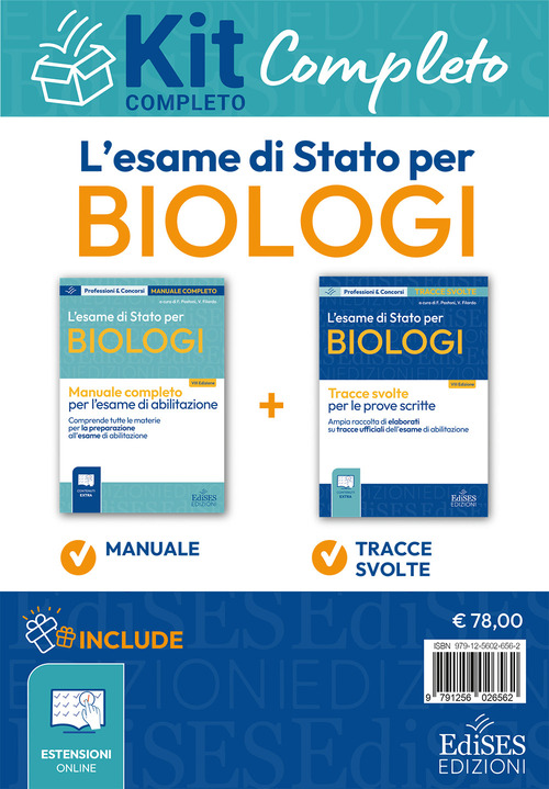 L'esame di Stato per biologi. Kit completo. Manuale teorico e Tracce svolte per l'Esame di abilitazione professionale