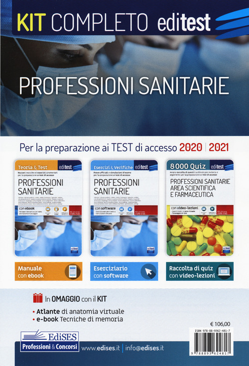 Professioni sanitarie. Kit completo