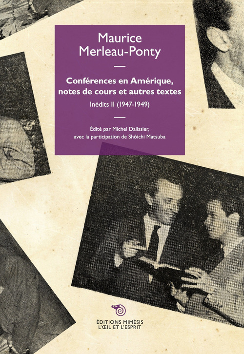 Conferences en Europe et premiers cours a Lyon. Inédits