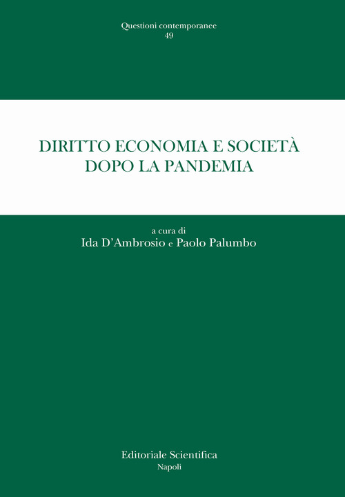 Diritto, economia e società dopo la pandemia