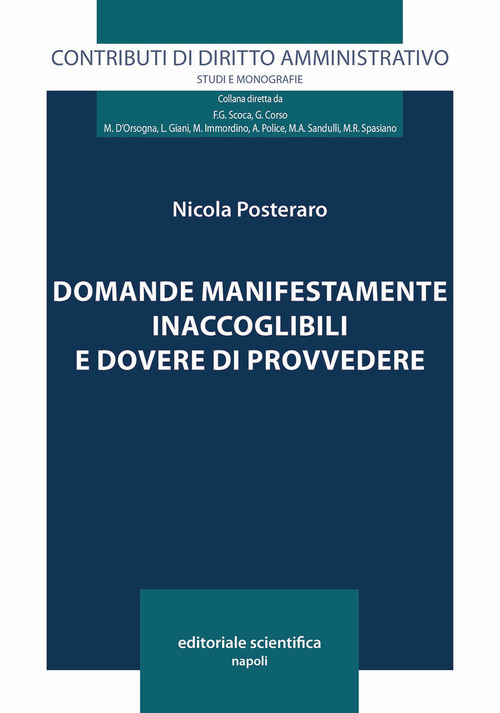 Domande manifestamente inaccoglibili e dovere di provvedere