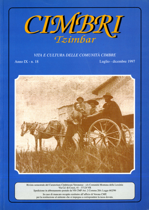 Cimbri-Tzimbar. Vita e culture delle comunità cimbre