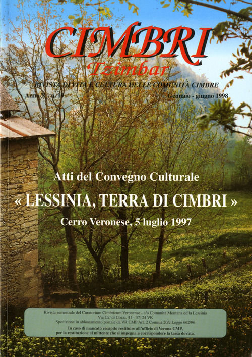 Cimbri-Tzimbar. Vita e culture delle comunità cimbre