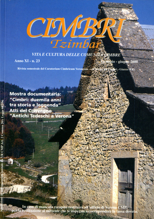 Cimbri-Tzimbar. Vita e culture delle comunità cimbre