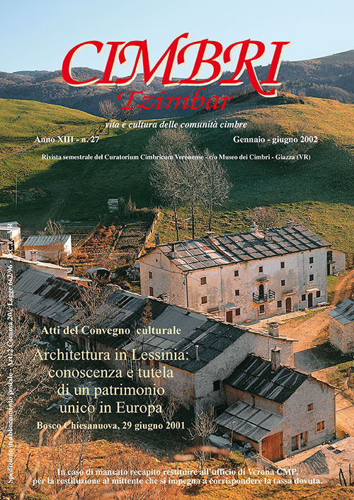 Cimbri-Tzimbar. Vita e culture delle comunità cimbre