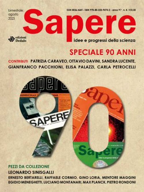 Sapere. Idee e progressi della scienza