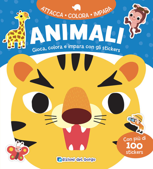Animali. Gioca, colora e impara con gli stickers