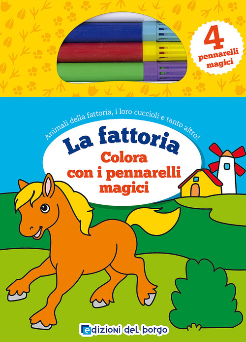 Colora la fattoria con i pennarelli magici