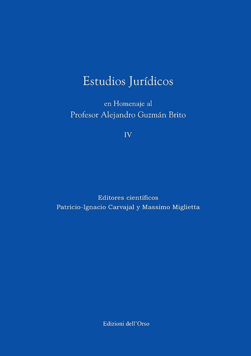Estudios juridicos en homenaje al profesor Alejandro Guzman Brito