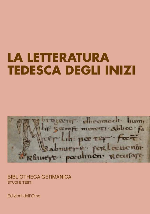 La letteratura tedesca degli inizi