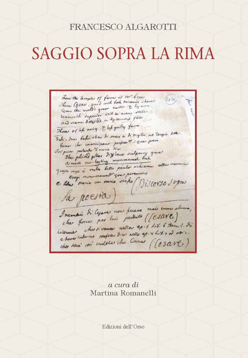 Saggio sopra la rima