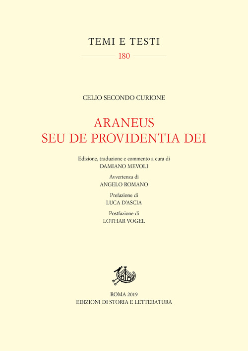 Araneus seu de providentia dei