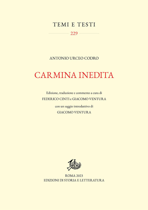 Carmina inedita