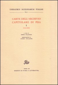 Carte dell'Archivio capitolare di Pisa