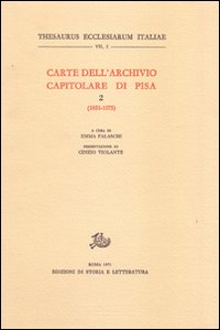 Carte dell'Archivio capitolare di Pisa