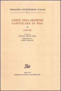 Carte dell'Archivio capitolare di Pisa