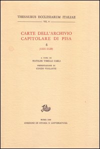 Carte dell'Archivio capitolare di Pisa