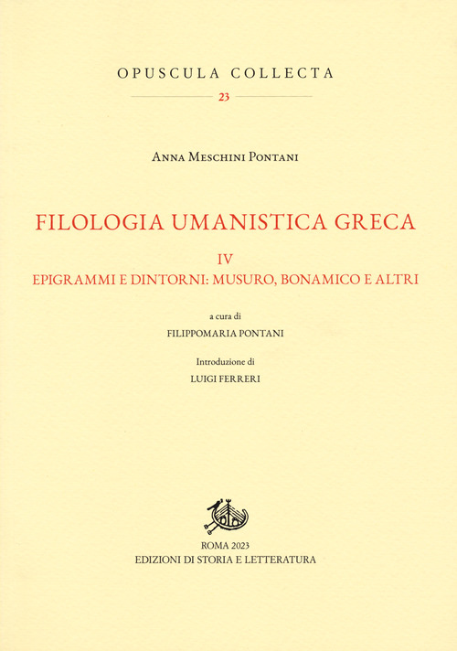 Filologia umanistica greca