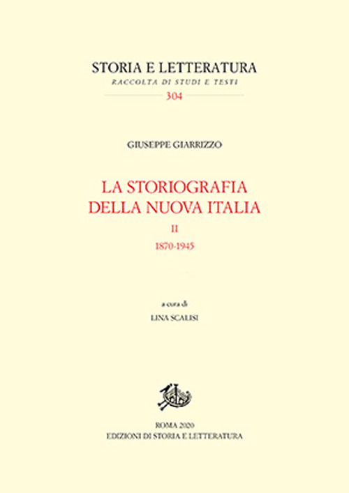La storiografia della nuova Italia
