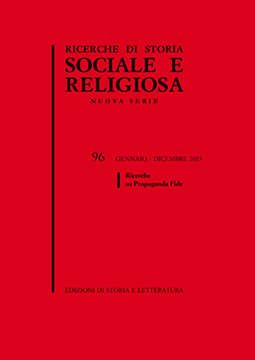 Ricerche di storia sociale e religiosa
