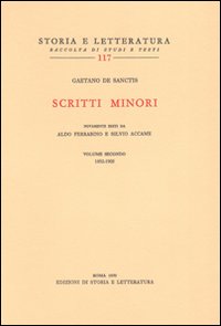 Scritti minori