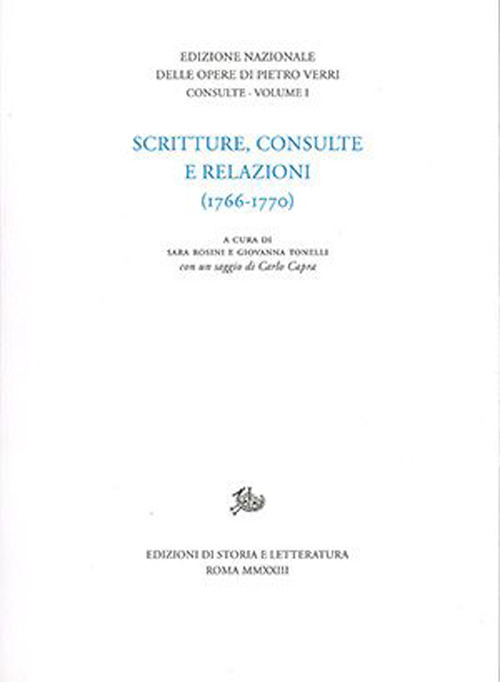 Scritture, consulte e relazioni