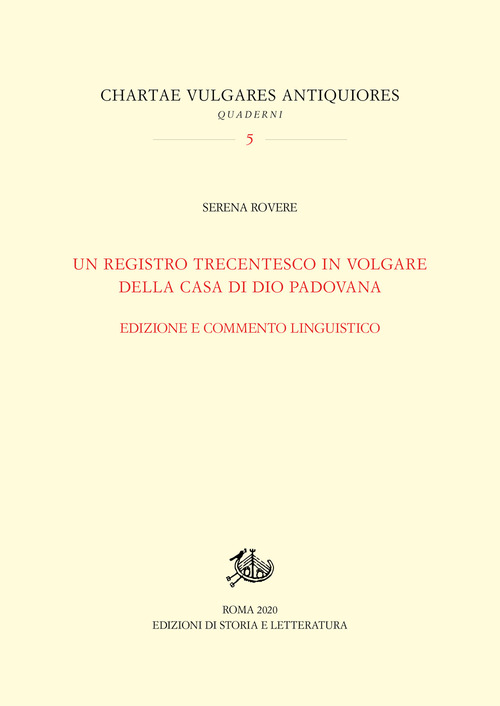 Un registro trecentesco della Casa di Dio padovana