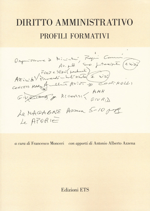 Diritto amministrativo. Profili formativi