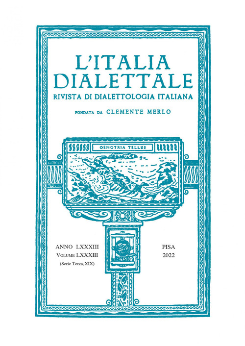 L'Italia dialettale. Rivista di dialettologia italiana