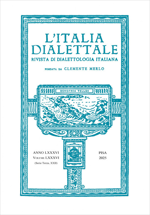 L'Italia dialettale. Rivista di dialettologia italiana