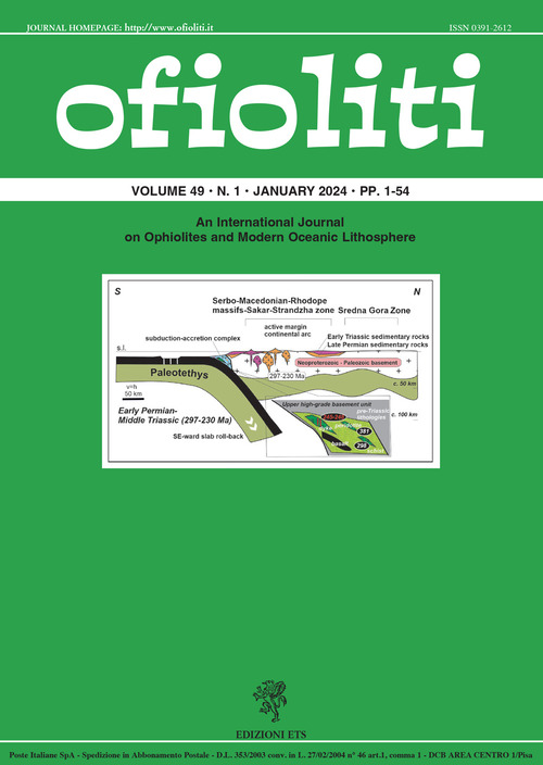 Ofioliti. An international journal on ophiolites and modern oceanic lithosphere