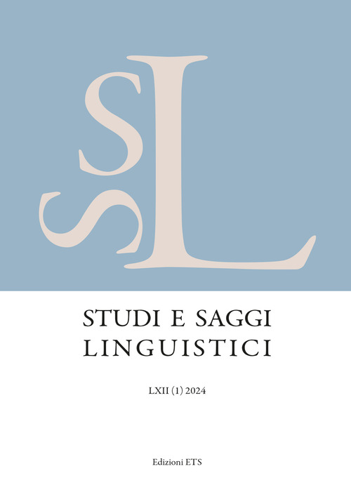 Studi e saggi linguistici