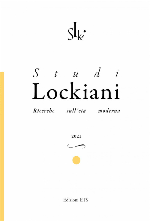 Studi lockiani. Ricerche sull'età moderna