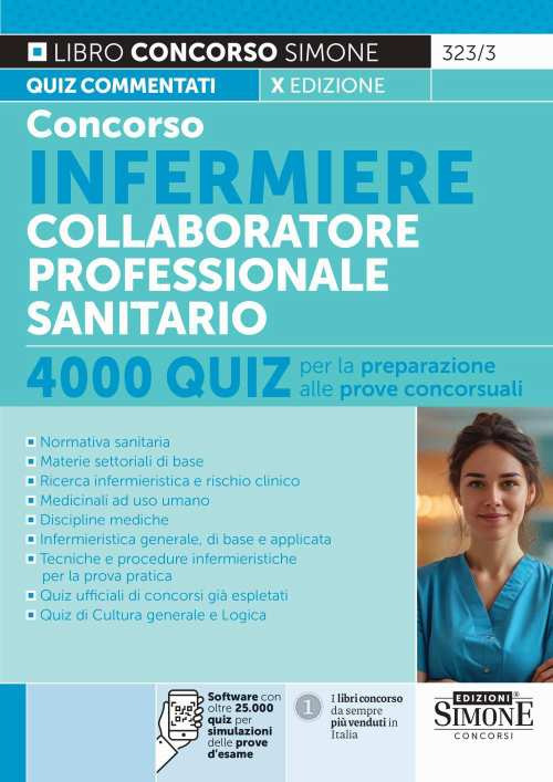 Concorso infermiere collaboratore professionale sanitario. Quiz per la preparazione alle prove concorsuali