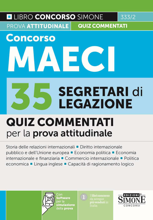 Concorso MAECI 2026. 35 segretari di legazione. Quiz commentati per la prova attitudinale
