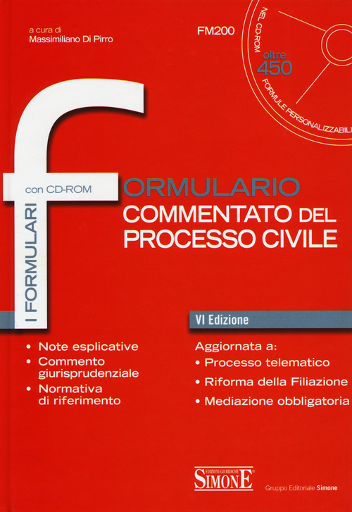 Formulario commentato del nuovo processo civile